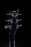 PRS Singlecut Trem electric guitar headstock back showing serial 7116956 with chrome PRS locking tuners