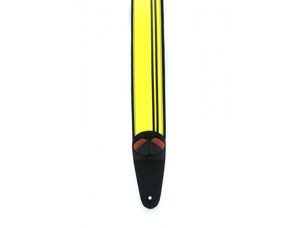 Right-On Mojo Race Neon Yellow Strap-2-Righteous Guitars