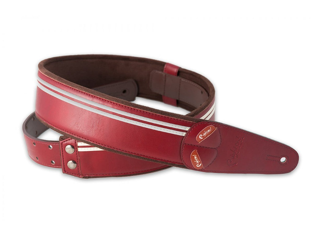 Right-On Mojo Strap Race (Red)-1-Righteous Guitars
