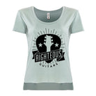 Righteous Guitars Shirt Women's Stonewash Green-1-Righteous Guitars