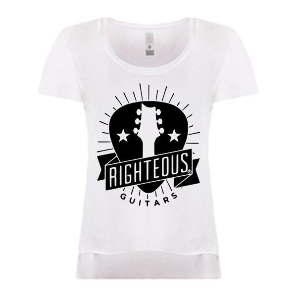Righteous Guitars Shirt Women's White-1-Righteous Guitars