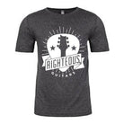 Righteous Guitars T Shirt Men's Charcoal-1-Righteous Guitars