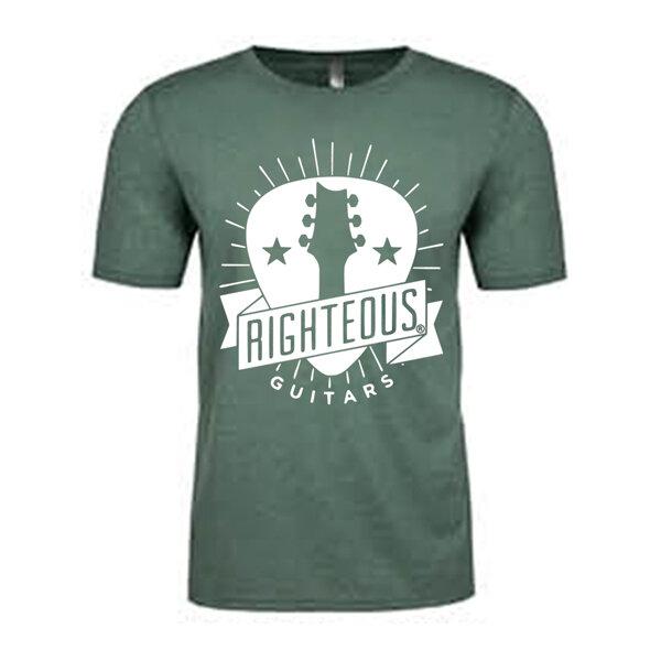 Righteous Guitars T Shirt Men's Royal Pine-1-Righteous Guitars