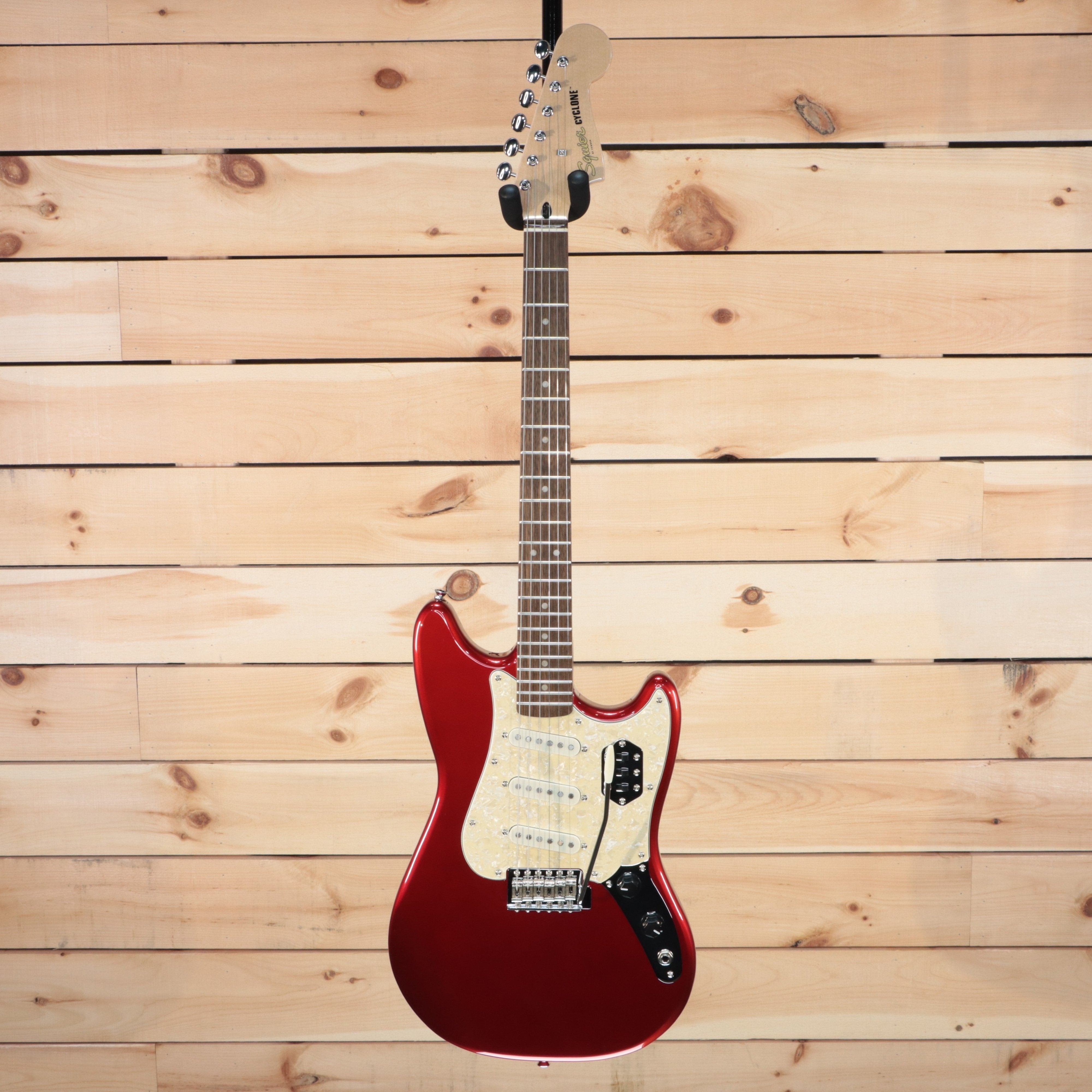 【通販早割】squier by fender cyclone candy apple red ギター