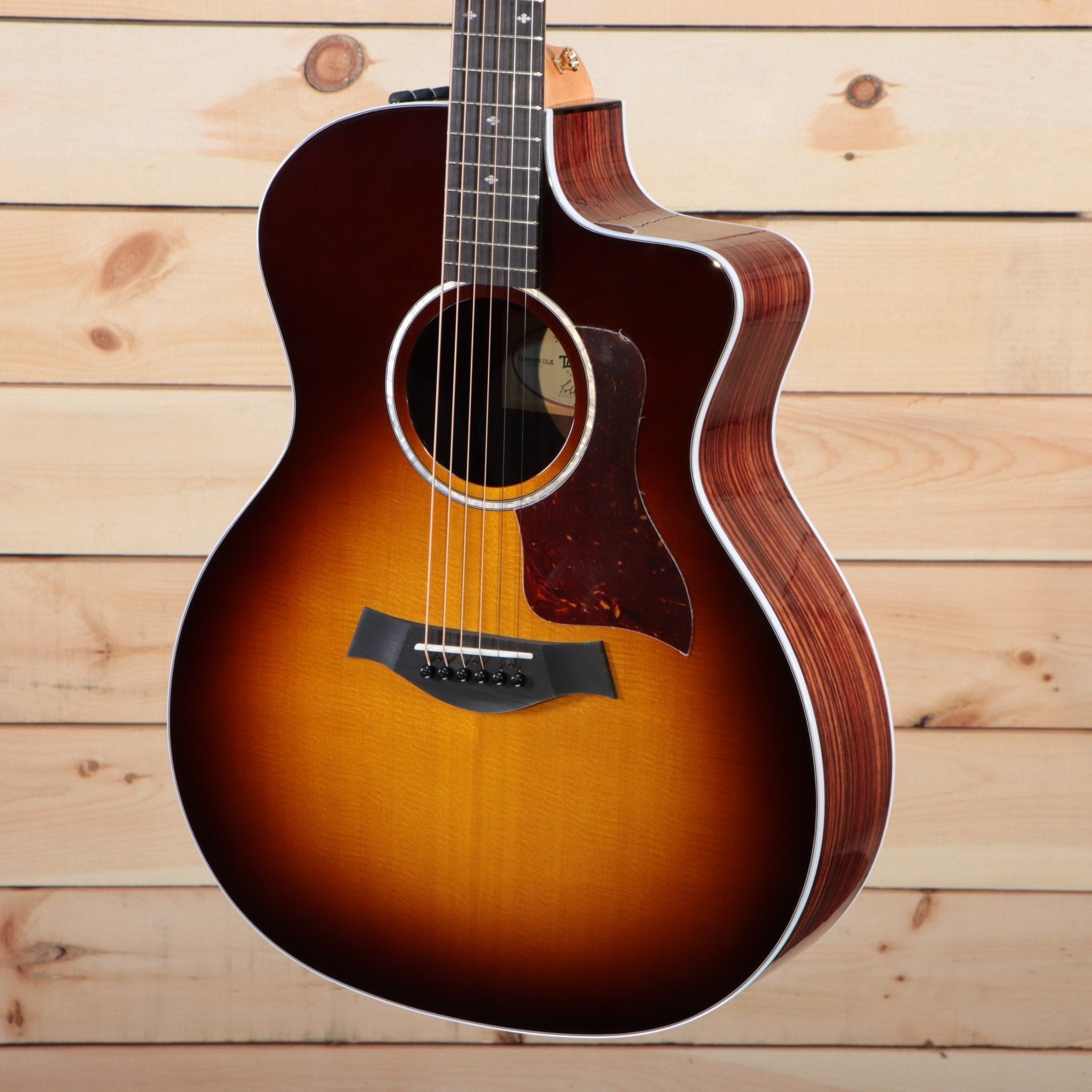 Taylor 214ce-SB DLX - Tobacco Sunburst – Righteous Guitars