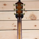 Taylor 614ce Builder's Edition acoustic-electric Grand Auditorium back view gold tuners sunburst neck