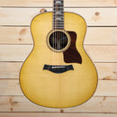 Taylor 818e Grand Orchestra acoustic-electric guitar natural finish with rosewood pickguard and body binding