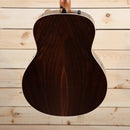 Taylor 818e Grand Orchestra acoustic-electric guitar rosewood back with white binding and strap button