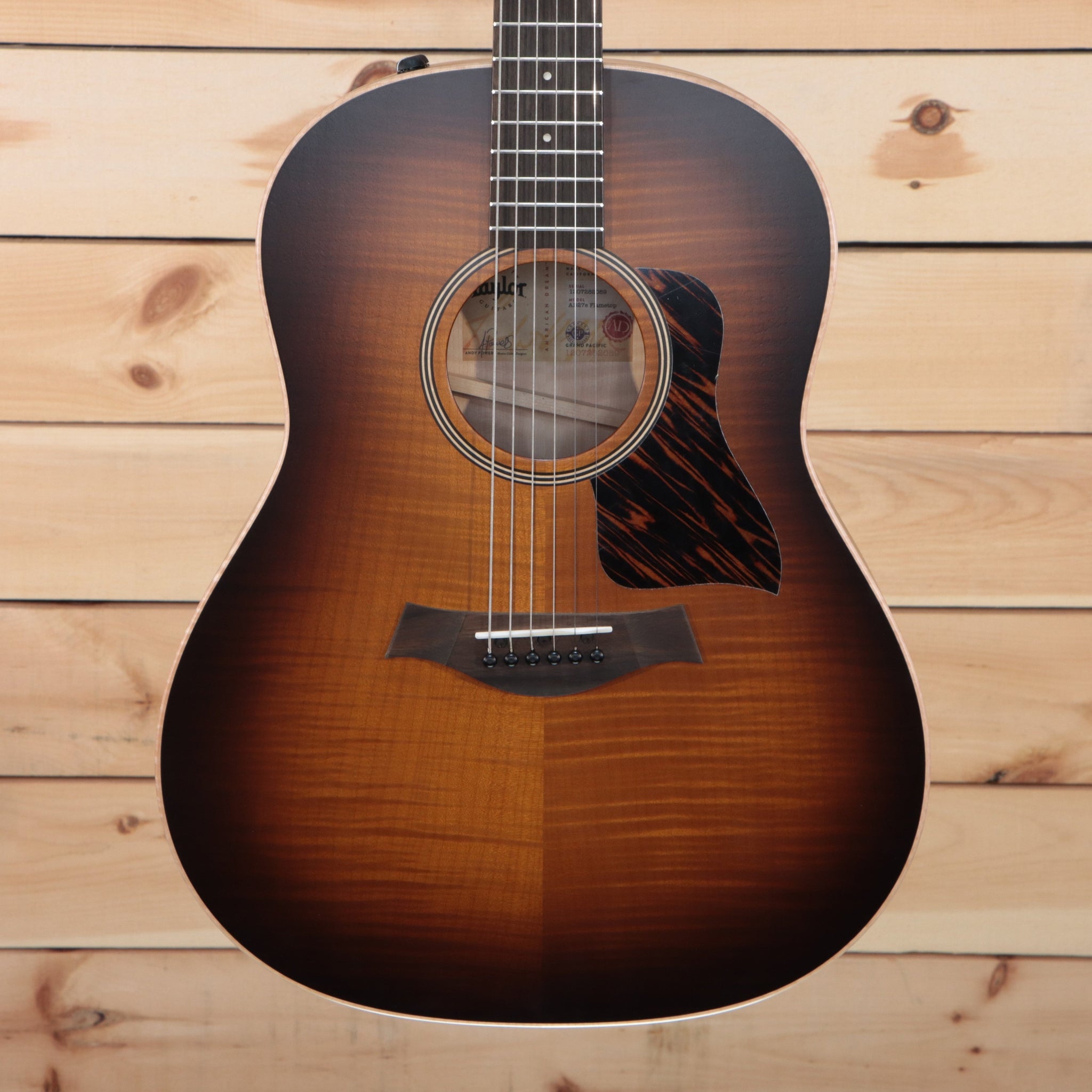 Taylor 2022 AD27e Flametop - (T-638) Serial: 1207282089