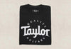 Taylor Black Logo T-Shirt-1-Righteous Guitars