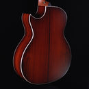 Taylor 2019 Custom GA acoustic-electric guitar Cocobolo Cedar with cutaway and rich reddish-brown back