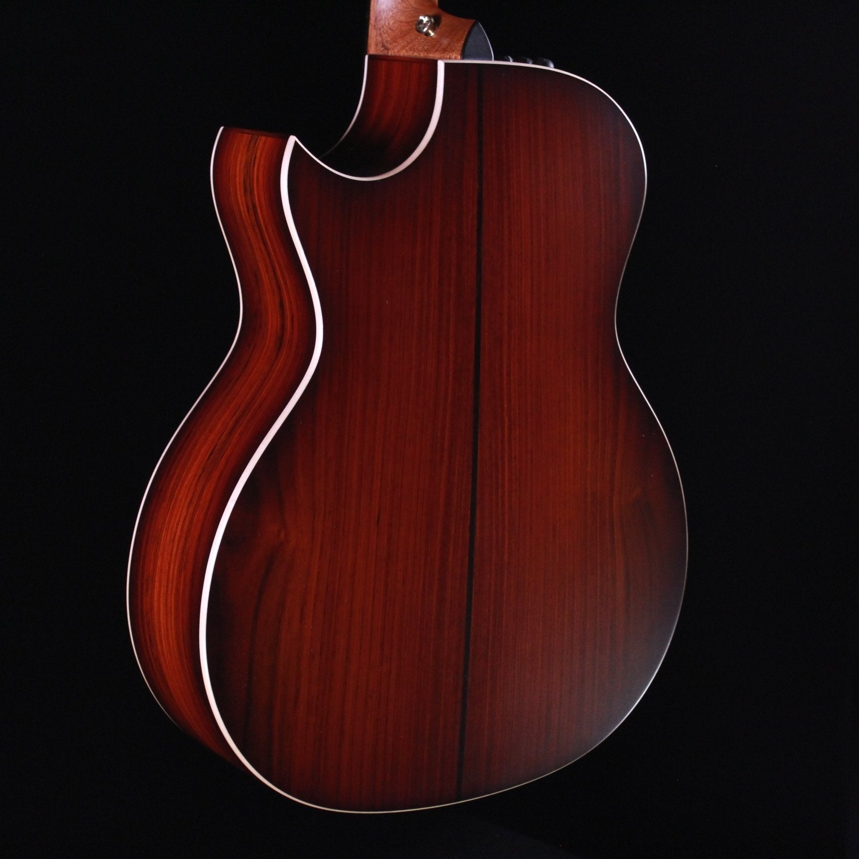 Taylor 2019 Custom GA acoustic-electric guitar Cocobolo Cedar with cutaway and rich reddish-brown back