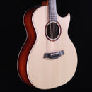 Taylor 2019 Custom GA acoustic-electric guitar Cocobolo Cedar with cutaway and decorative rosette binding