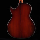 Taylor 2019 Custom GA acoustic-electric guitar Cocobolo back with sunburst finish and white binding