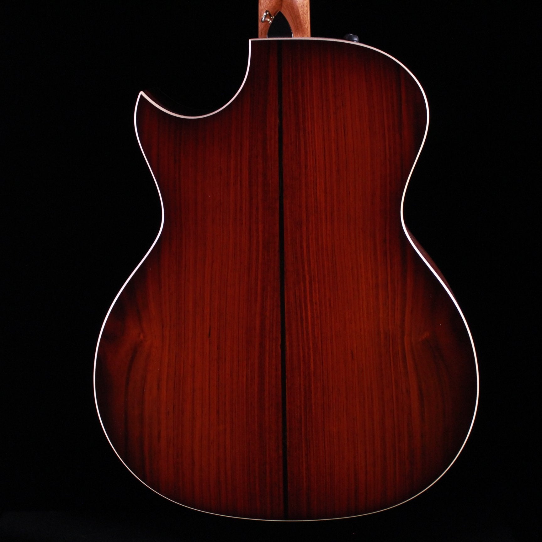 Taylor 2019 Custom GA acoustic-electric guitar Cocobolo back with sunburst finish and white binding