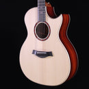 Taylor 2019 Custom GA acoustic-electric guitar Cocobolo Cedar with cutaway and decorative rosette binding