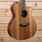 Taylor 2022 Custom GA acoustic-electric guitar natural finish with cedar top cutaway and rosewood back and sides