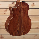 Taylor 2022 Custom GA acoustic-electric guitar rosewood back and sides with cutaway and cream binding