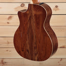 Taylor 2022 Custom GA acoustic-electric guitar rosewood back and sides with cutaway and cream binding