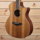 Taylor 2022 Custom GA acoustic-electric guitar natural finish with cedar top rosewood back sides and cutaway