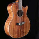 Taylor 2019 Custom GA acoustic-electric guitar Koa top back and sides with cutaway and figured wood grain