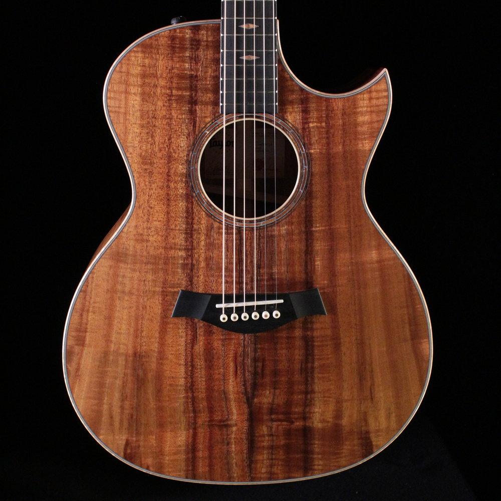 Taylor 2019 Custom GA acoustic-electric guitar Koa top with figured koa body and venetian cutaway