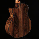 Taylor 2018 Custom GS acoustic guitar Bocote back and sides with striking dark grain figuring and cutaway