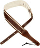 Taylor Element Strap, Brown/Cream Leather, 2.5"-1-Righteous Guitars