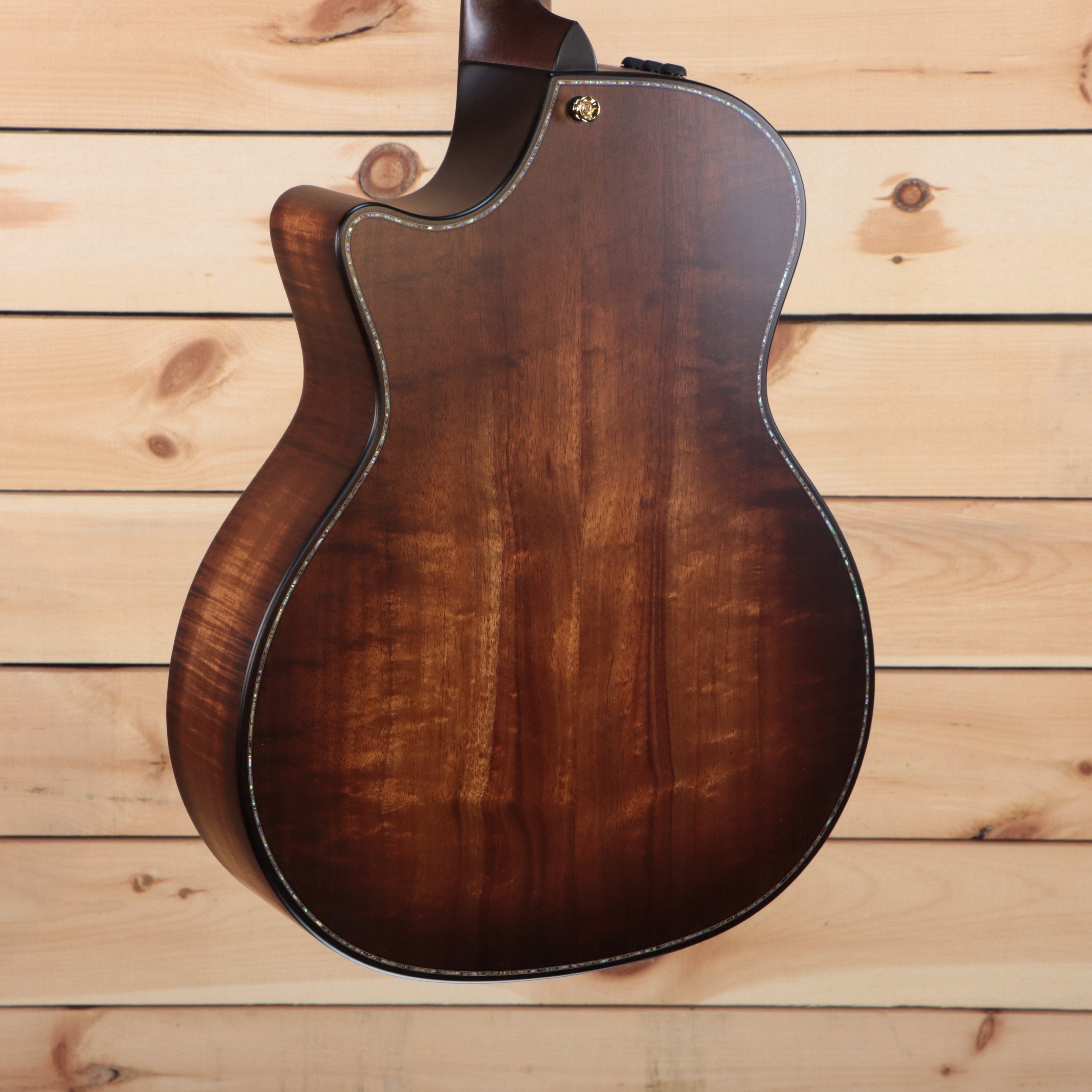 Taylor K14ce Builder's Edition acoustic-electric Grand Auditorium koa back with abalone binding and sunburst finish