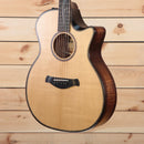 Taylor 2022 K14ce Builder's Edition acoustic-electric Grand Auditorium natural spruce top with figured koa sides cutaway