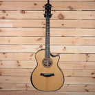 Taylor K14ce Builder's Edition acoustic-electric Grand Auditorium natural finish with abalone fretboard inlays and cutaway