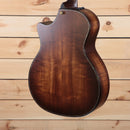 Taylor K14ce Builder's Edition acoustic-electric Grand Auditorium koa back with abalone binding and sunburst finish