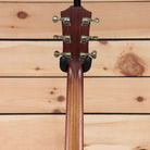 Taylor K26ce Grand Symphony acoustic-electric guitar back view with gold Taylor tuners mahogany neck