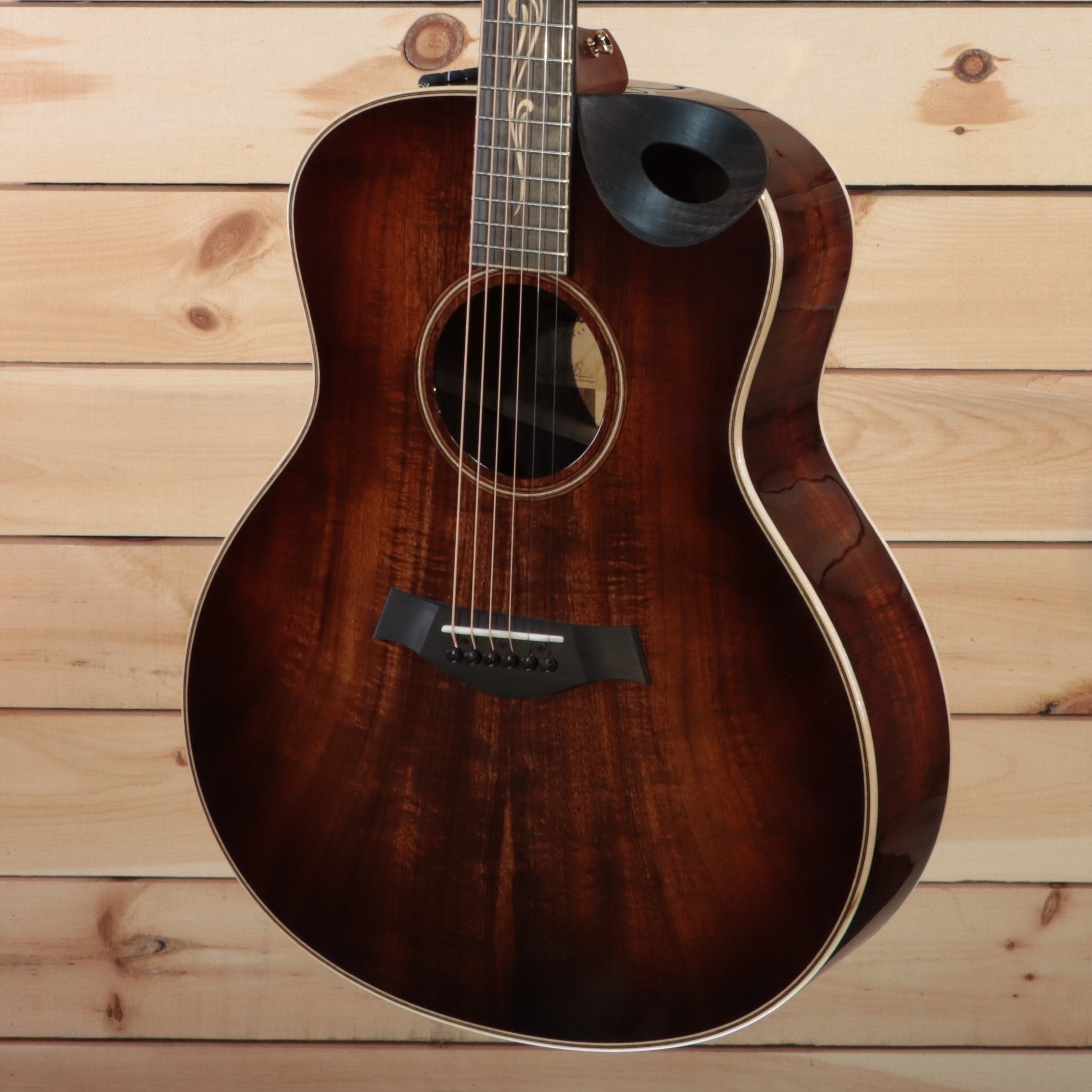 Taylor K26ce Grand Symphony acoustic-electric koa top sunburst finish with venetian cutaway and binding