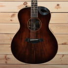 Taylor K26ce Grand Symphony acoustic-electric guitar sunburst koa top with soundhole cutaway and ebony fretboard