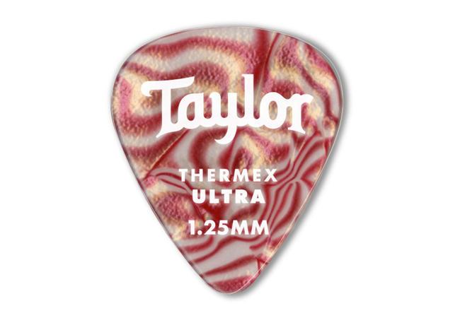 Taylor Thermex Ruby Swirl Picks-1-Righteous Guitars