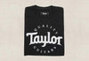 Taylor Women's Black Logo T-Shirt-1-Righteous Guitars