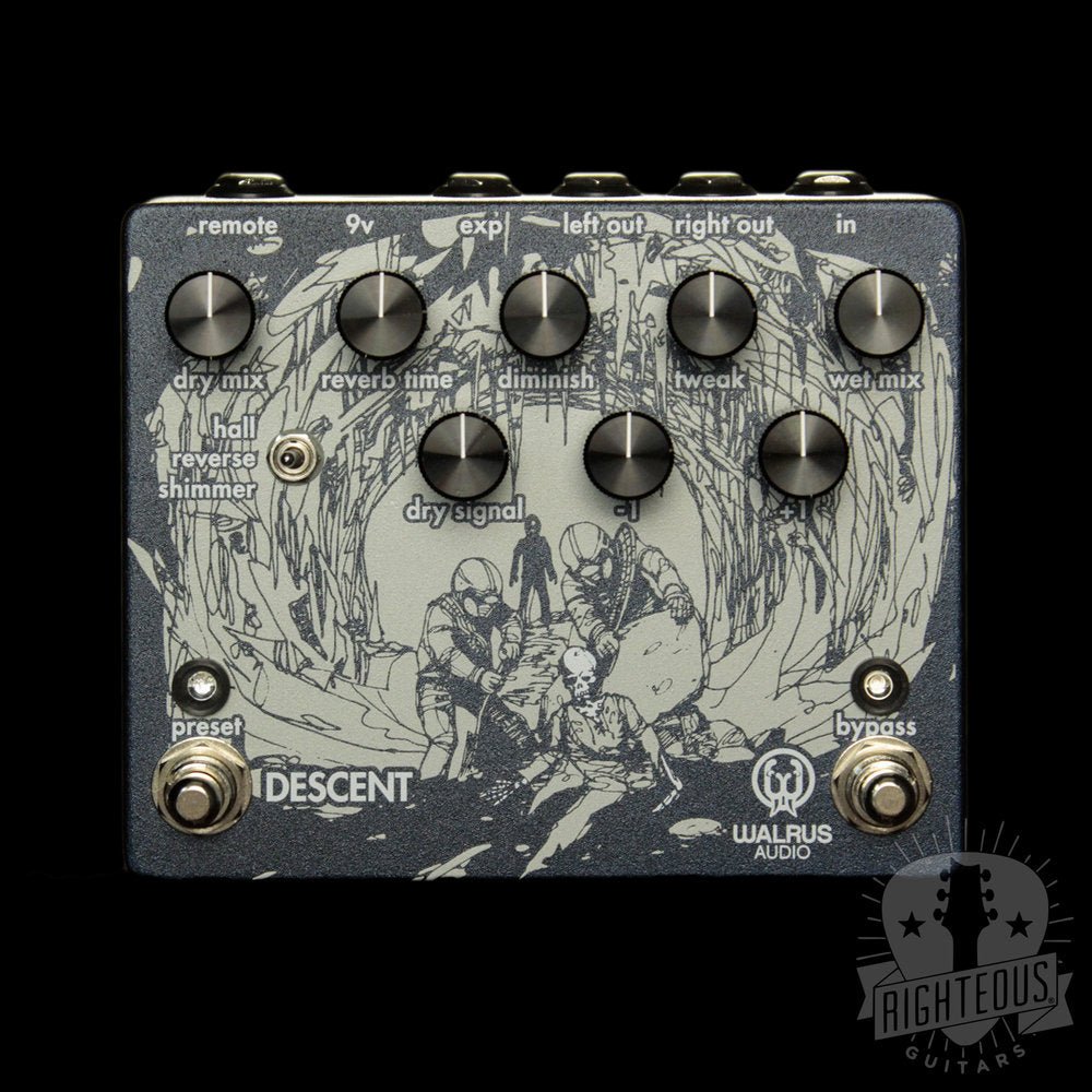 Walrus Audio Descent Reverb / Octave-1-Righteous Guitars