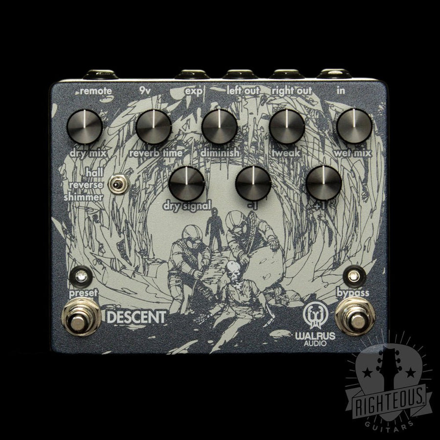 Walrus Audio Descent Reverb / Octave-1-Righteous Guitars
