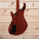 Warrior The Passion W-001 electric guitar mahogany body back view with electronics cavity cover